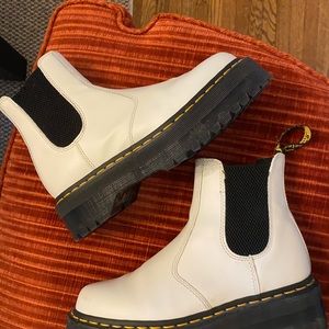 White Platform Dr. Martens